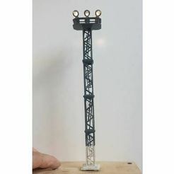 Pylone.jpg Fichier STL Pylone éclairant HO・Design pour imprimante 3D à télécharger