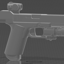 Screenshot-2023-05-04-230821.png STL file MINIFIG SCALE GLOCK 17 WITH CARBINE STOCK・Model to download and 3D print