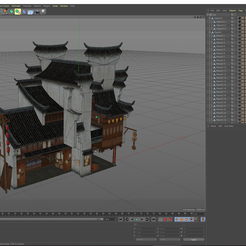 2022-10-31_14-25-06.png Файл STL Китайский дом 3D модель Низкополигональная 3D модель・3D-печать дизайна для загрузки