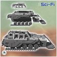 2.jpg Sci-Fi armored futuristic vehicle carcass with tracks and open cargo door (7) - Future Sci-Fi SF Post apocalyptic Tabletop Scifi Wargaming Planetary exploration RPG Terrain