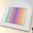 EULITEC STL file Clay Depth Guide Tool / Polymer Clay Acrylic Roller Thickness Guides/EULITEC.COM/CC/COPYRIGHTED LICENSE・3D printing design to download