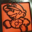 20221224_142243.jpg STL file 3D Mario frame・3D printable model to download