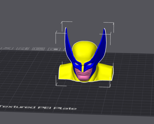 Wolverine_Bust.png Wolverine Re-Sculpt - Multicolor Print profile