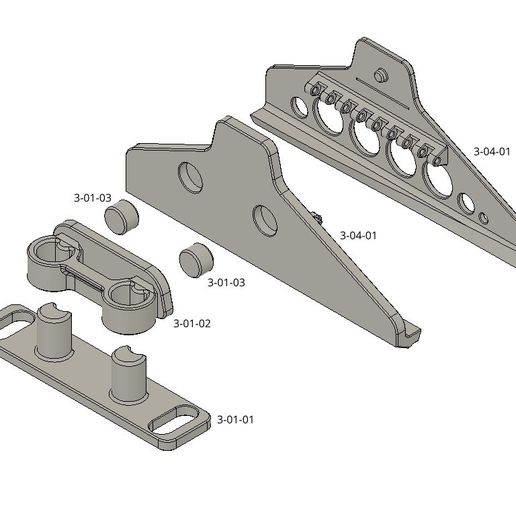 Clamp-Angle-Adjustment-Exploded.jpeg Gabarit ajustable pour le fletching en tir à l'arc : Amélioration de la pince hélicoïdale