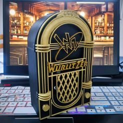 Vintage Jukebox cover for Google Home Mini & Amazon Echo dot (experimental)