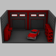 render1.png Bundle PACK Diorama Garage | Diecast | garage + workbench + wire wall