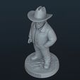 RIP_07_1200.jpg John Dutton Chibi STL - yellowstone Cowboy Impressão 3D, Estatueta Colecionável