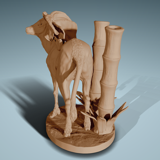 IMG_1_6.png Descargar archivo STL Ciervo de bambú (portaplumas) • Objeto para impresora 3D, AndreyErmoshin