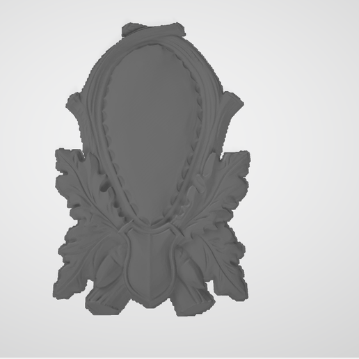 Hunter’s Trophy Plaque with Acorns - 3D model önizlemesi