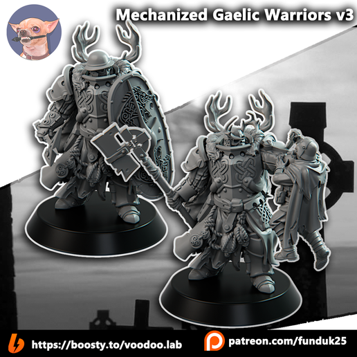 Mechanized Gaelic Warriors v3