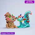 14.jpg Elcid the cute baby Dragon articulated flexi toy (STL & 3MF)