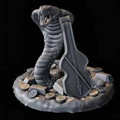 untitled12.png Download OBJ file Cobra figurine • 3D print design, sivar