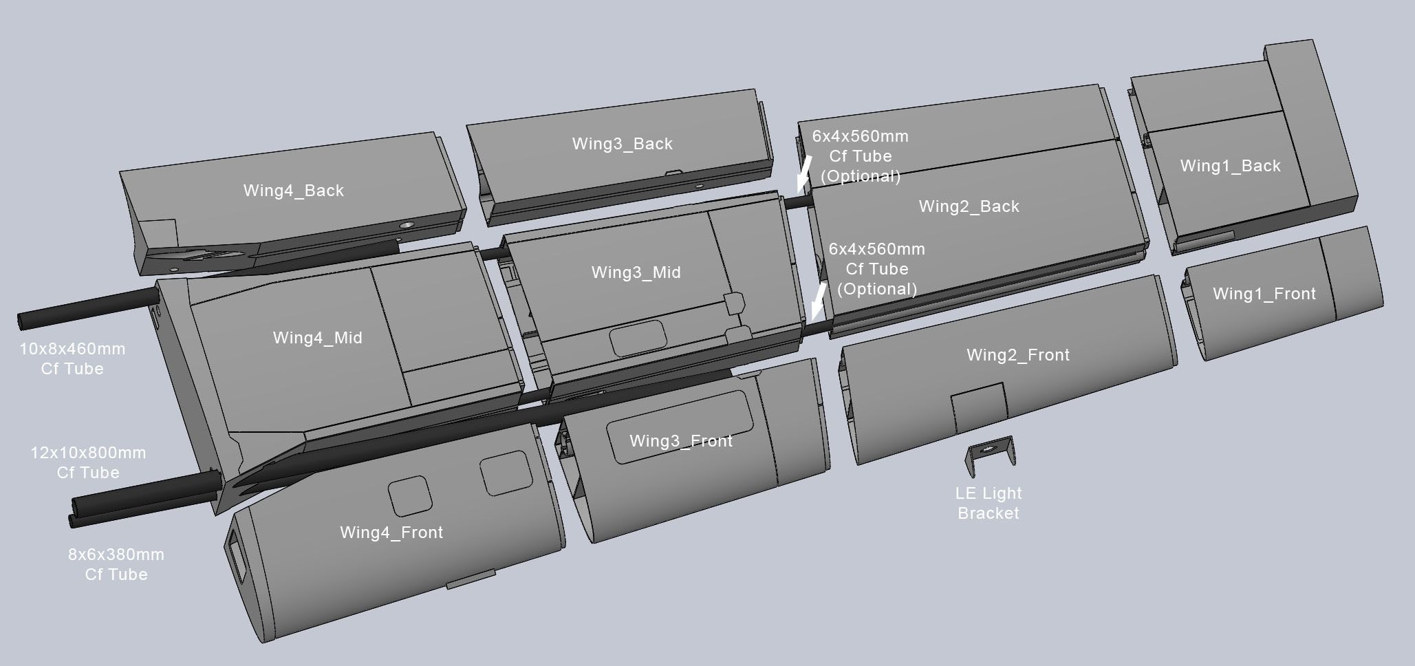 Wing.jpg Fichier 3D Modèle réduit d'avion T-2A Buckeye RC à l'échelle 1/7.5・Modèle à télécharger et à imprimer en 3D, DirtyDee