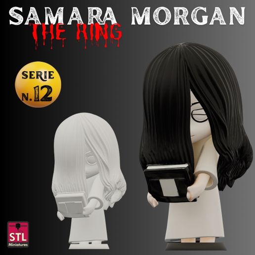 📁 STL File – Samara (The Ring) Chibi Style – 3D Printable Horror ...