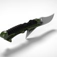 015.jpg New green Goblin knife 3D printed model