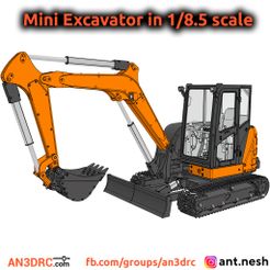 Ex-site-prew.jpg Mini Excavator in 1/8.5 scale by AN3DRC