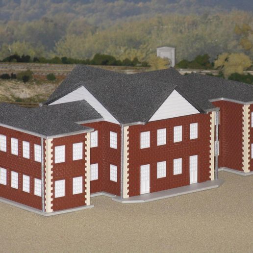 School_003.JPG HO Scale School