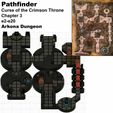 Arkona-Dungeon.jpg Pathfinder Arkona Dungeon, Crimson Throne, Chapter 3, Area e2-e20, Scarlet Throne
