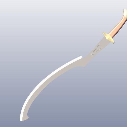 Assassin's Creed Origins Khopesh Sword - 3D model önizlemesi