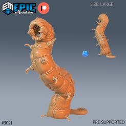 3021-Carrion-Worm-Attacking-Large.png Fichier 3D Carrion Worm Attacking ‧ DnD Miniature ‧ Tabletop Miniatures ‧ Gaming Monster ‧ 3D Model ‧ RPG ‧ DnDminis ‧ STL FILE・Design imprimable en 3D à télécharger