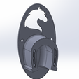 Hafterhalter_1.png Soporte para cabestro con cabeza de caballo y diseño de herradura | Práctico soporte de establo para cabestros y cuerdas