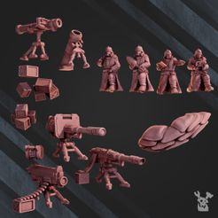 hwt1.jpg Fichier 3D Équipe d'armes lourdes de la 2e division de la mort・Modèle pour imprimante 3D à télécharger, DakkaDakkaStore