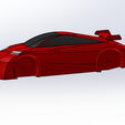 carapace.PNG Free 3D file Sporty bugatti style car・3D print design to download