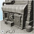 8.jpg Viking house with large chimney and exterior pipes with wooden emblems (8) - Medieval Gothic Feudal Old Archaic Saga 28mm 15mm