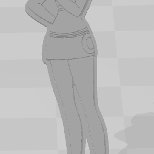 nami key ring 3D model