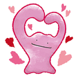 Pokémon_GO_-_Sticker_Ditto.png Valentines Day Ditto 3D print