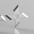 s01.jpg Shuriken 4 Blade set 3D print model
