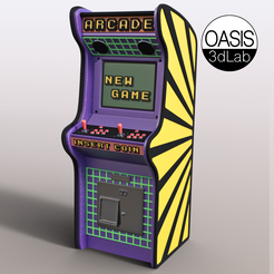 ARCADE.png 3D file ARCADE PIGGY BANK・3D printer design to download