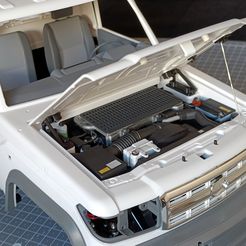 01.jpg Fichier 3D Baie moteur pour Toyota Land Cruiser 70 (LC70) Killerbody・Modèle à télécharger et à imprimer en 3D