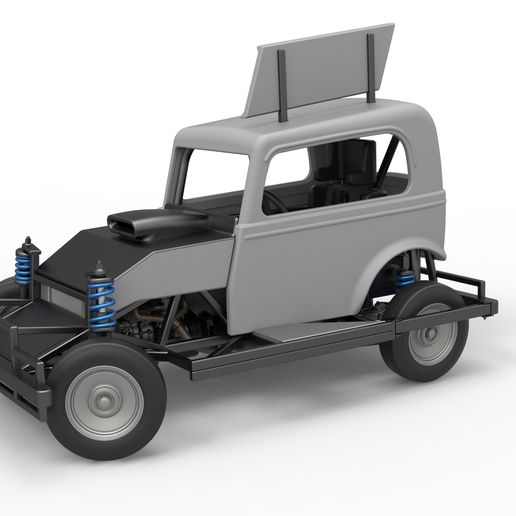 New Zealand Ministock car while turning Version 1 (1:25 Scale)