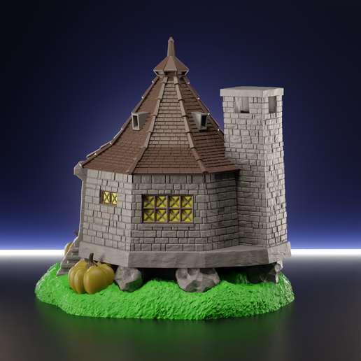 3.png MTG Harry Potter DECK BOX COMPATIBLE WITH COMMANDER DECKS: Hagrid Hut #125