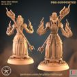Base size: 25mm PRE-SUPPORTED Nr: 22-07-10 Werewolf Sorceress (Two models)