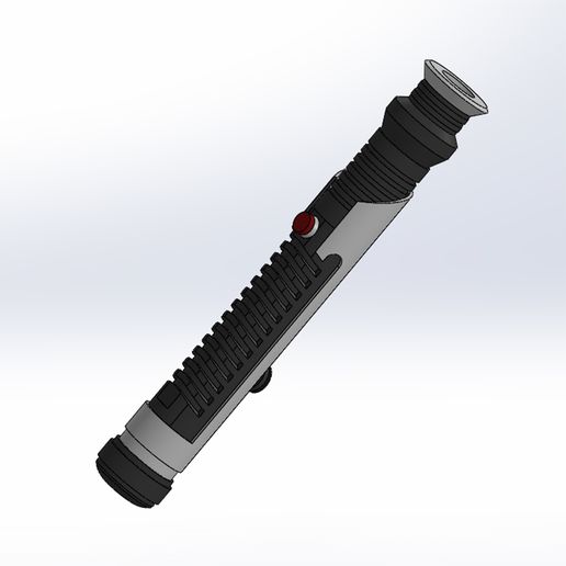 HOLLOWER Version - Qui-Gon Jinn Lightsaber from Star Wars: The Phantom Menace 3D model