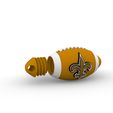 NFL_saints1.jpg NFL BALL KEY RING NEW ORLEANS SAINTS WITH CONTAINER