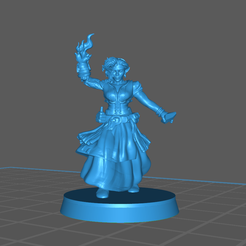Warlock.png STL file HeroQuest Warlock + Cards・3D printer model to download