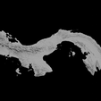 1.png Topographic Map of Panama – 3D Terrain
