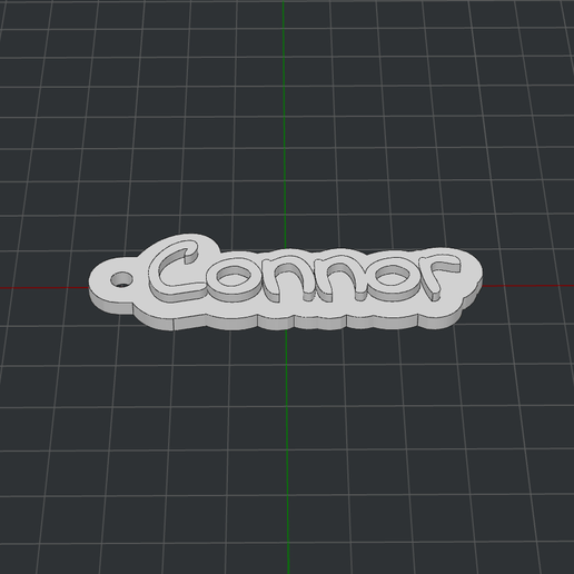 Keychain Connor 3D model