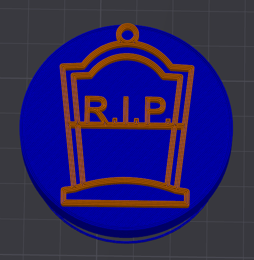 Halloween Tombstone 3D model
