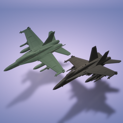 titolo.png Файл STL 1:200 F/A-18 Hornet・3D модель для печати скачать