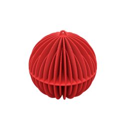 XMAS-BALL-04-3DW-RED-copy.jpg STL file XMAS BALL 04・3D print model to download
