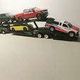 IMG_20230702_124323.jpg 1/64 比例 Greenlight Matchbox Hotwheels AUTOTTRANSPORT GOOSENECK 拖车，可装 4 辆压铸车