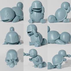 Captura de Pantalla 2020-02-12 a la(s) 18.39.05.png Archivo STL SQUIRTLE 3 PACK (PART OF THE SQUIRTLE-EVO-PACK, READ DESCRIPTION)・Plan de impresora 3D para descargar