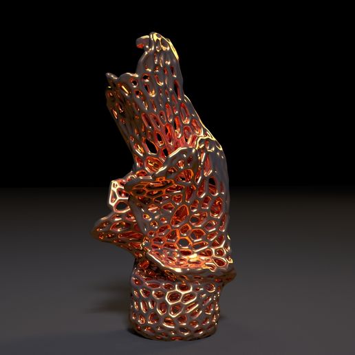 10005.jpg Abstrakte Vase Voronoi