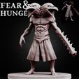 untitled.jpg CROW MAULER 2 HEADED FEAR AND HUNGER TABLETOP D&D RPG miniature figurine – scale STL Fan Art