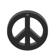 render0003.png Peace Sign Keychain