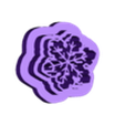 Snowflake 12mm.stl Copo de nieve - Cortador de polímero (Cortador de arcilla)